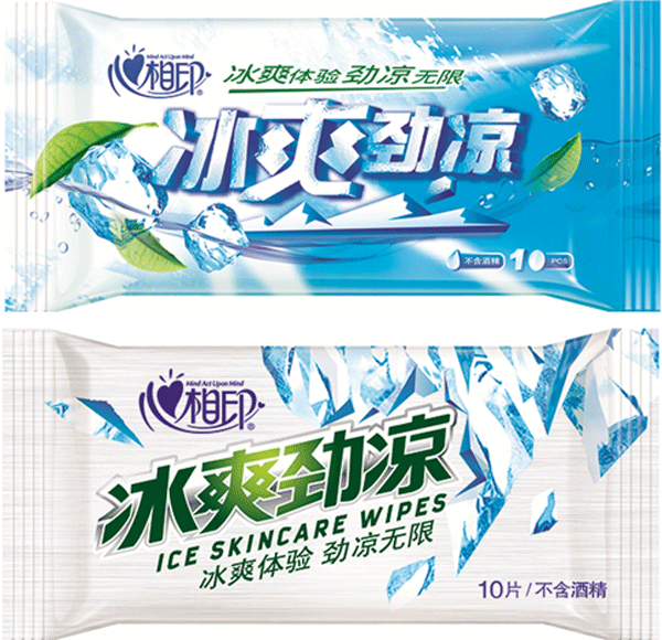 心相印冰爽勁涼系列10片裝濕巾